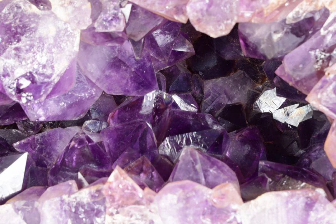 天然アメジスト 原石 クラスター 2.5kg 紫水晶 鉱物標本 鉱石 アメシスト