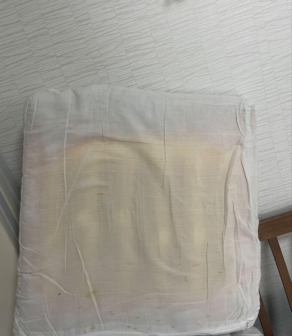 ブルー 布張り 木製フレーム ソファ