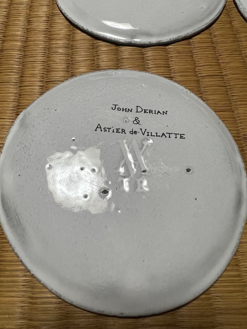 John Derian & Astier de Villatte 皿 6枚セット