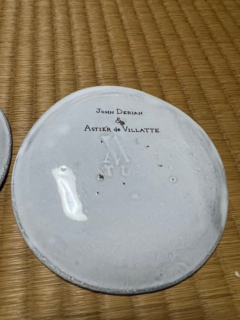 John Derian & Astier de Villatte 皿 6枚セット