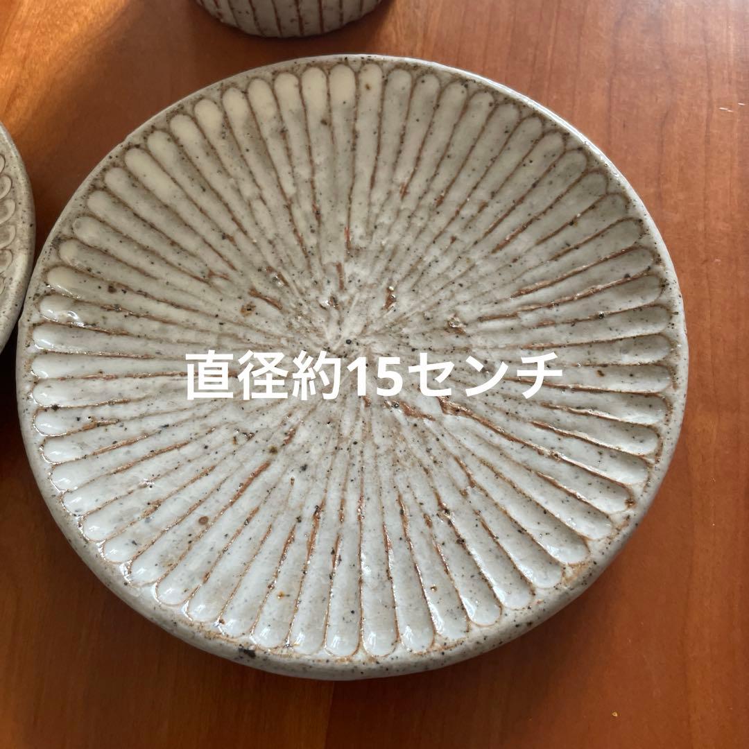 山田雅子　陶芸作家　しのぎ　4点セット