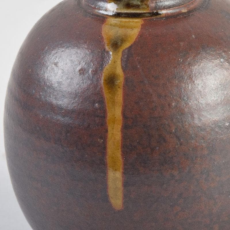 茶道具 平安 笹田有祥作 摸白玉文珠 茶入 仕覆付 共箱 V 9151 - メルカリ