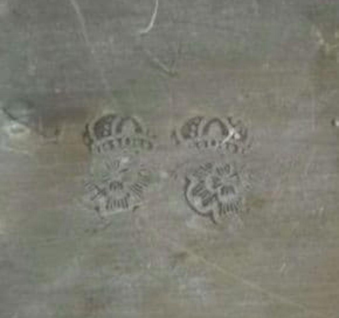 フランスアンティーク 花リム ピューター皿 オーバル 26cm - メルカリ