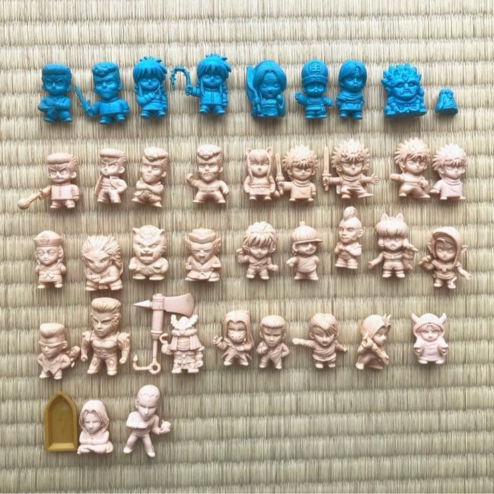 幽遊白書 森永 チョコスナック 人形 ジオラマ 3段別種 ほか大量セット