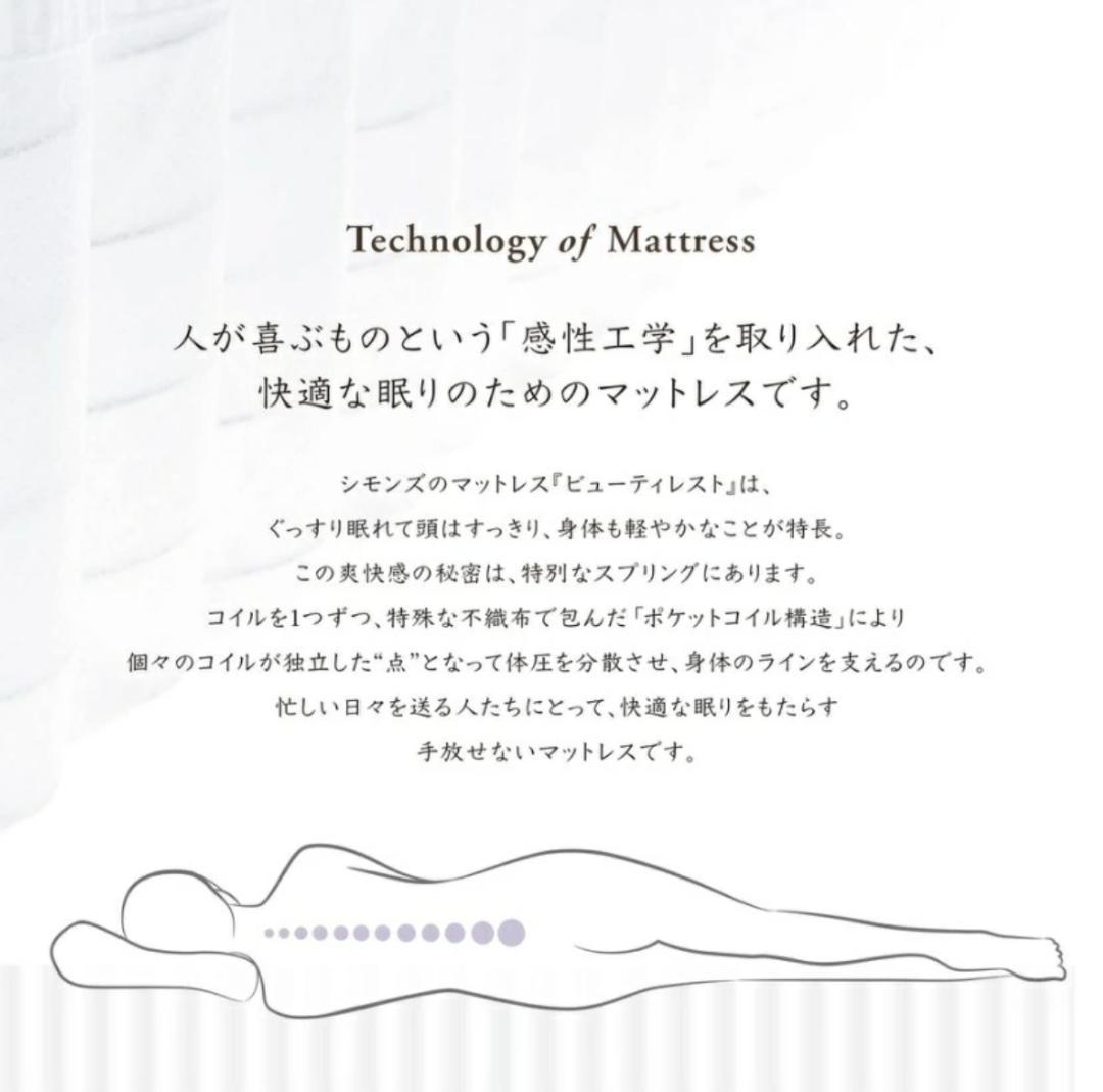 シモンズ Beautyrest Premium NFP01 SD ピロートップ