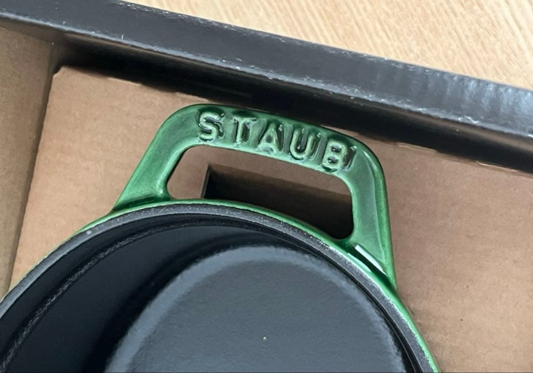 【新品】【ラス1】ストウブ ピギーココット バジルクリーン