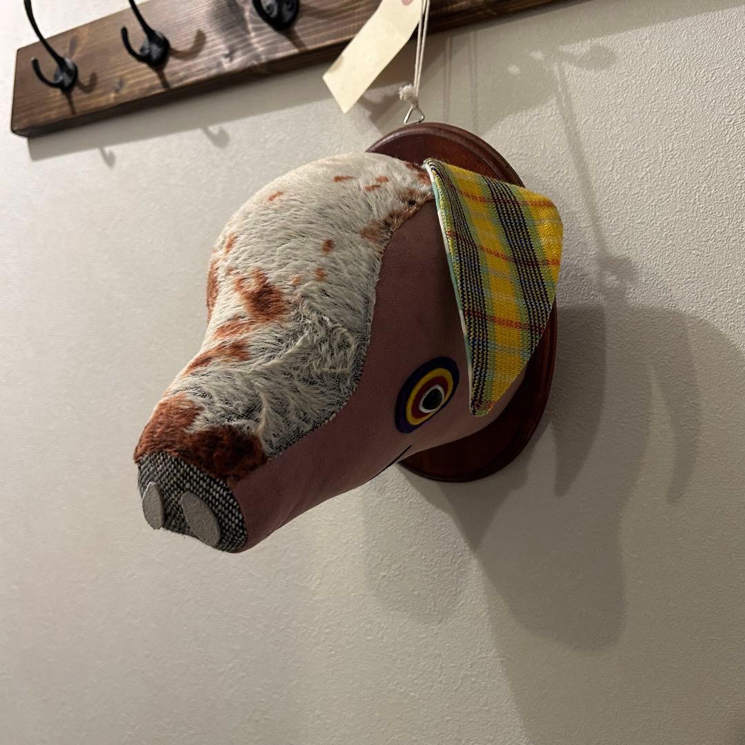 【新品】壁掛けオブジェ 豚 動物