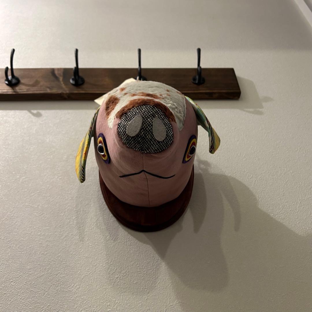 【新品】壁掛けオブジェ 豚 動物