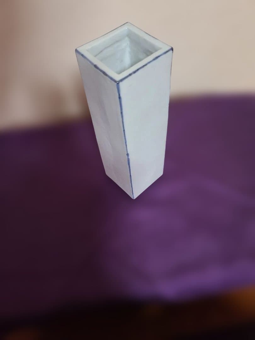 九谷焼須田菁華　染付花生