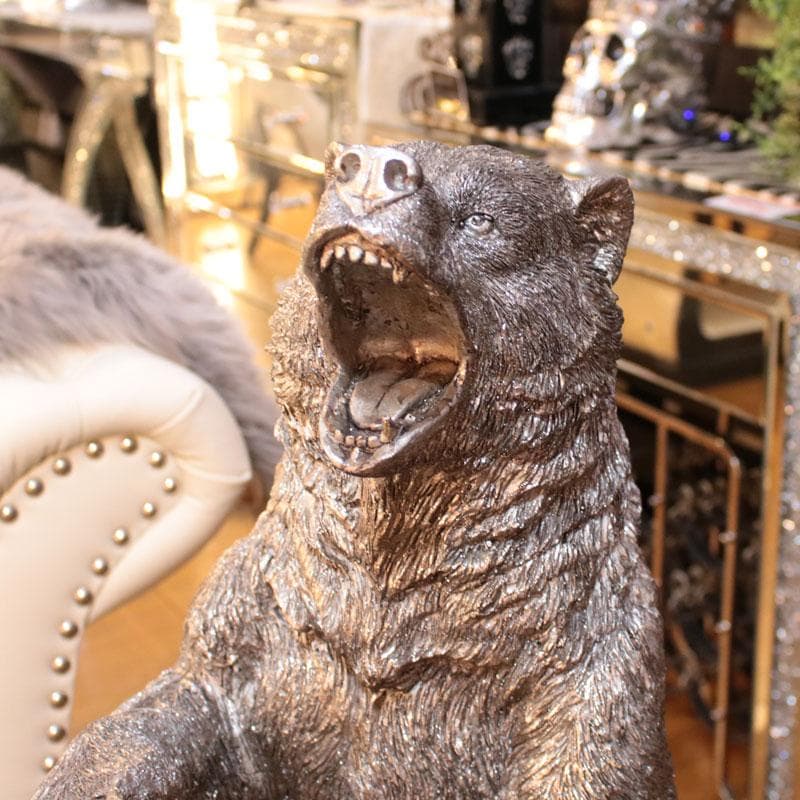 スタンディングベア 置物 熊 大型インテリアオブジェ 143-138-020