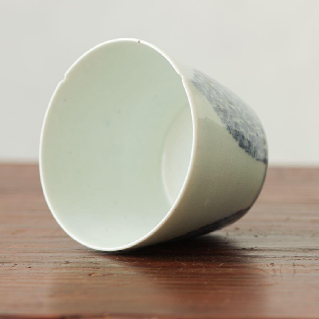 古伊万里 伊万里 江戸 中期 型紙摺 印判手 蕎麦猪口 金継ぎ 材料