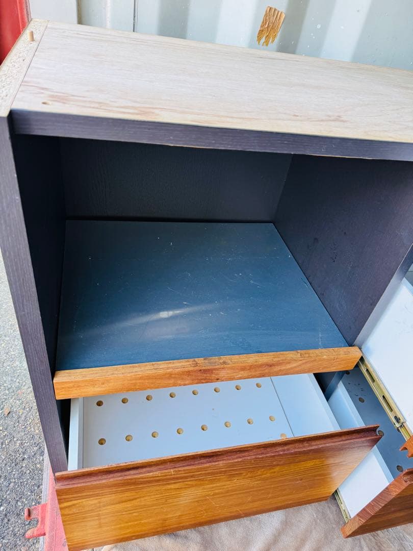 北九州発 食器棚 収納 整理 120cm 上下 リビング インテリア 家庭用