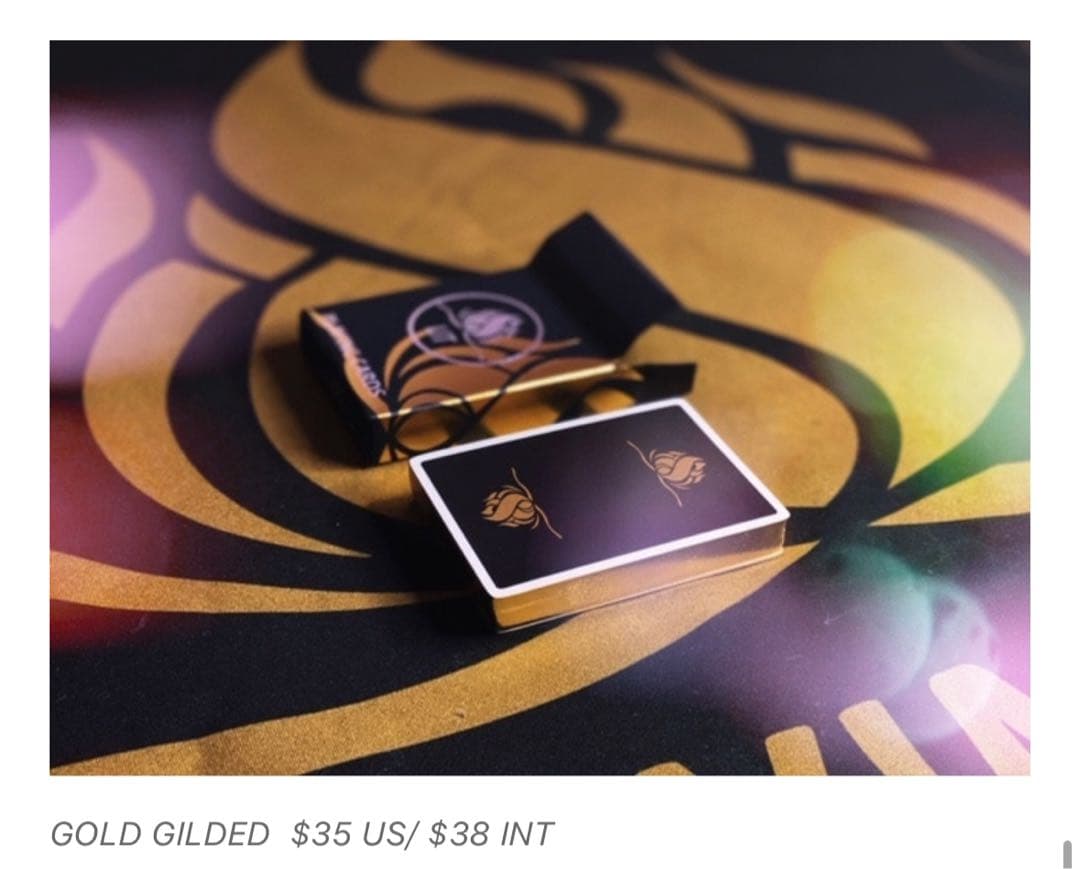 トランプ Lit playing cards v1 v2 gilded