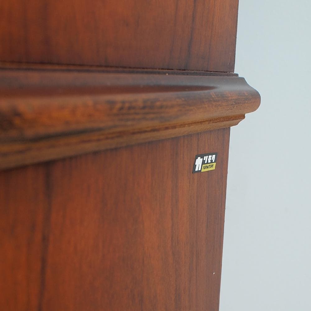 80's カリモク/karimoku コロニアル カップボード 食器棚