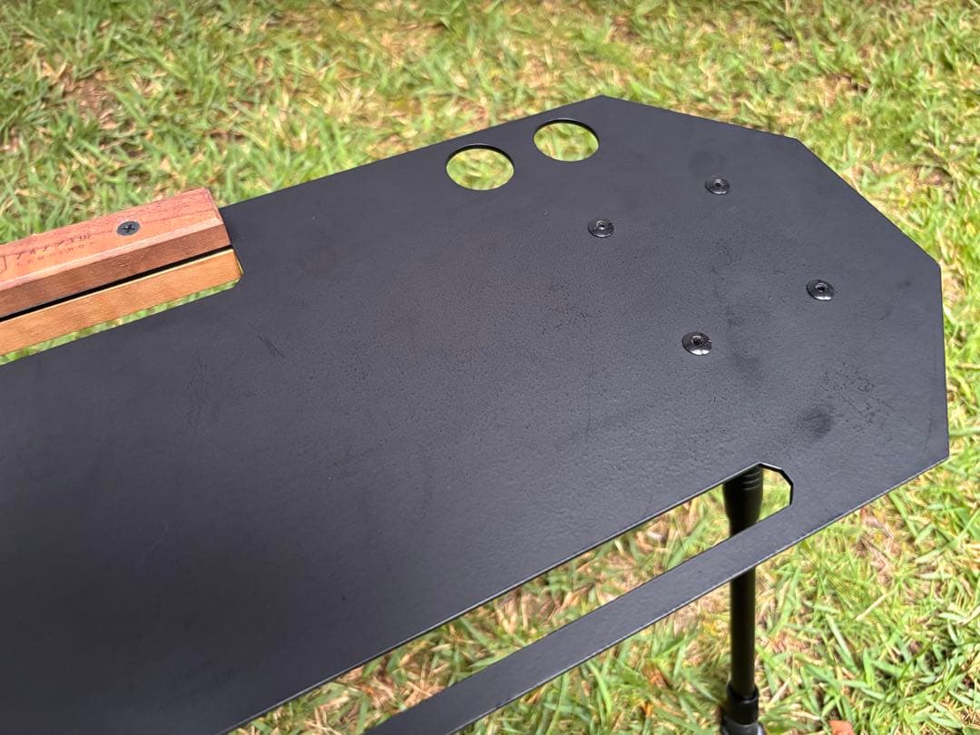 アイアン工房　サイドテーブル　キャンプ　テーブル　高さ調整