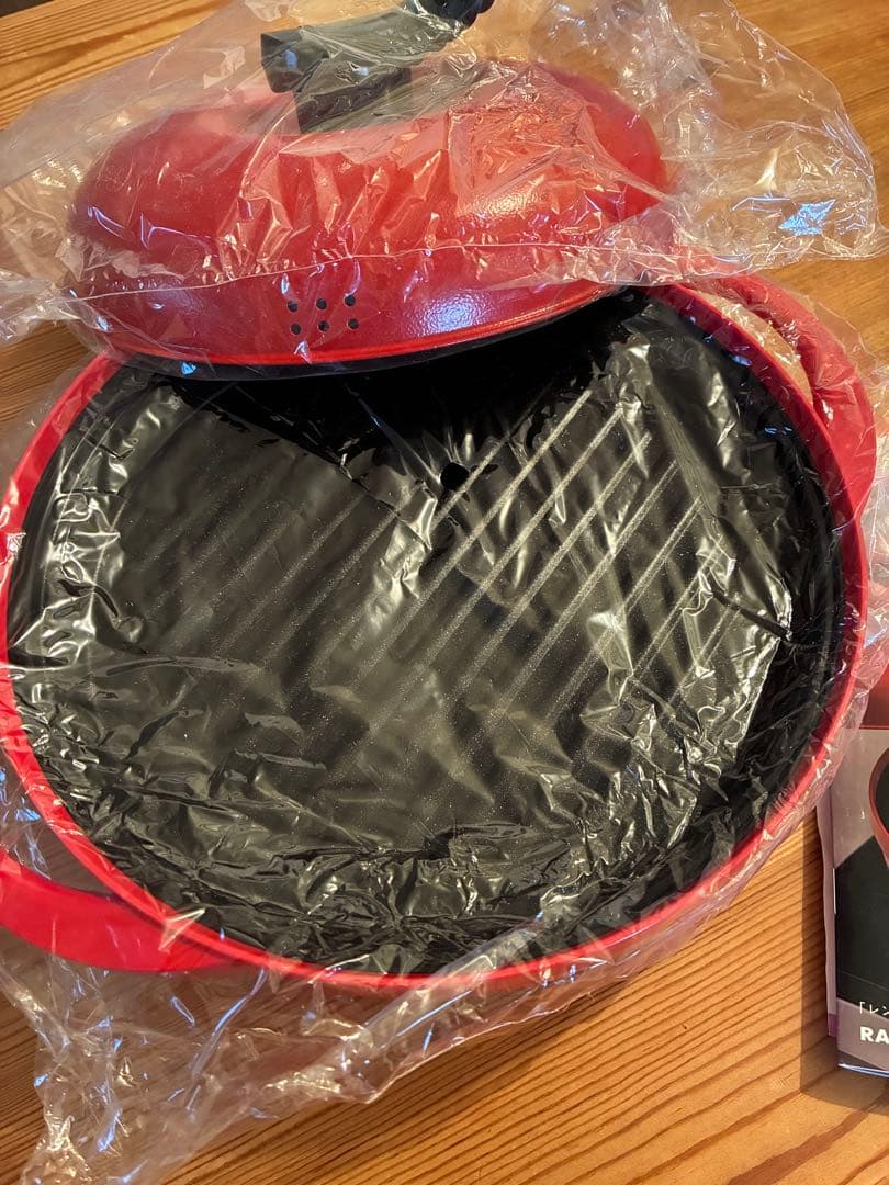 新品　レンジメートプレミアム　レッド 赤 レシピ本付き