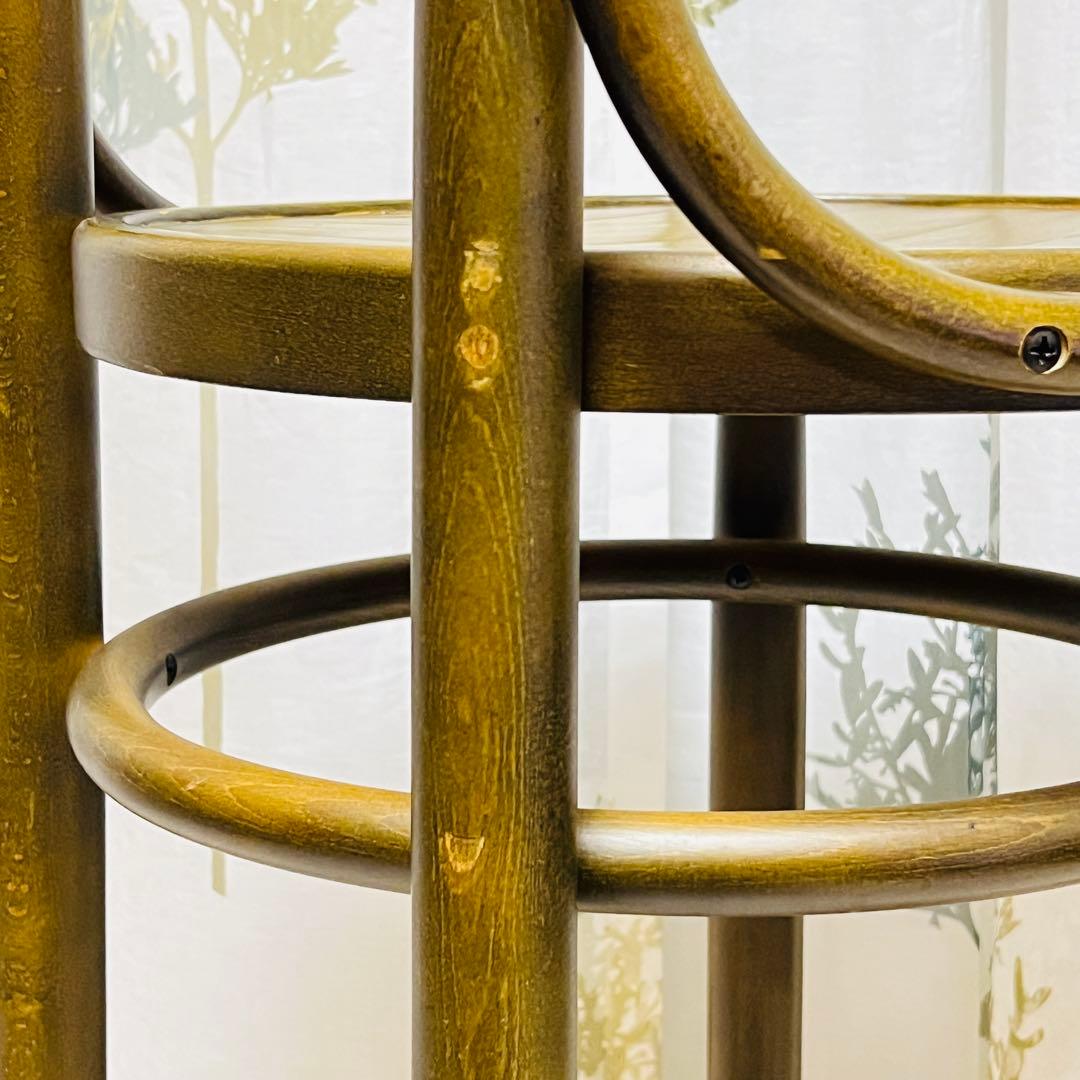 【秋田木工】　ベントウッドチェアー　曲木　ハイチェア