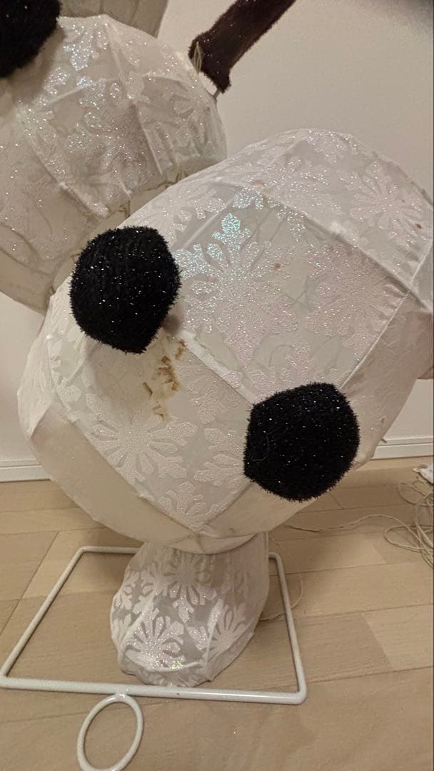 アナと雪の女王 オラフ イルミネーション オブジェ