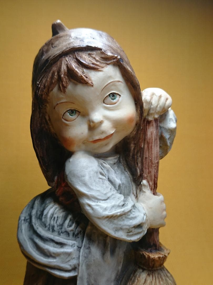 ビンテージ　人形　イタリア　彫像　置物　インテリア　工芸品　美術品　A2766