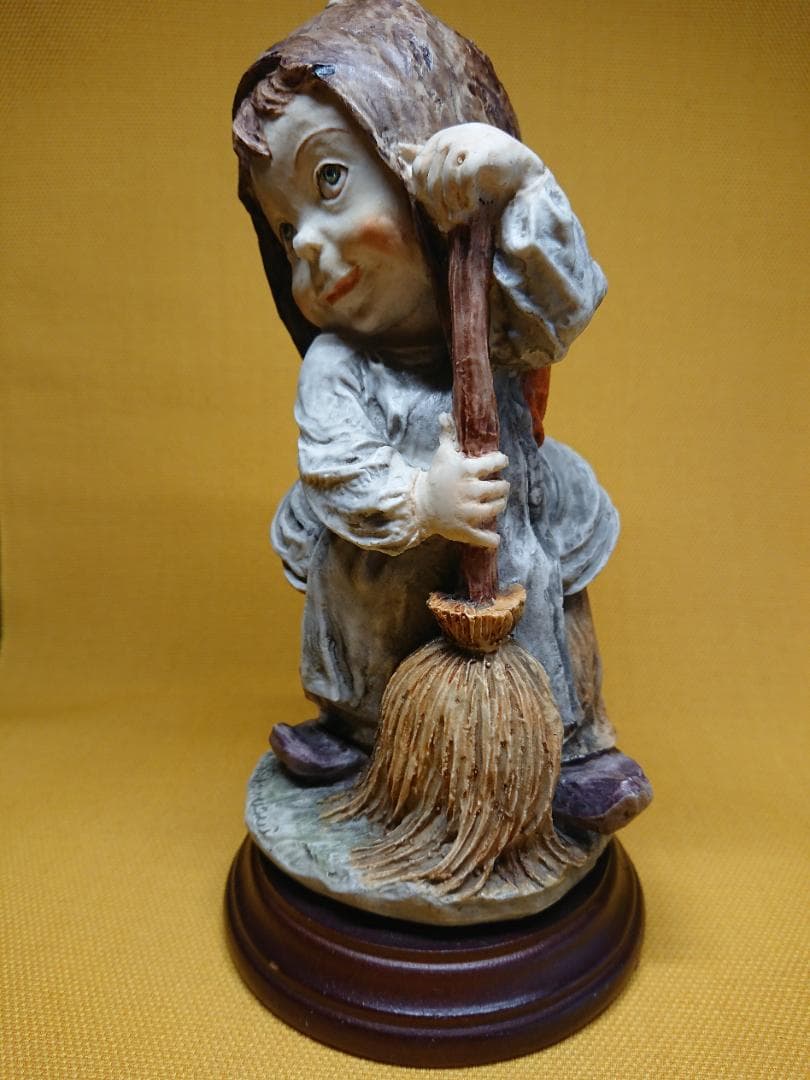 ビンテージ　人形　イタリア　彫像　置物　インテリア　工芸品　美術品　A2766