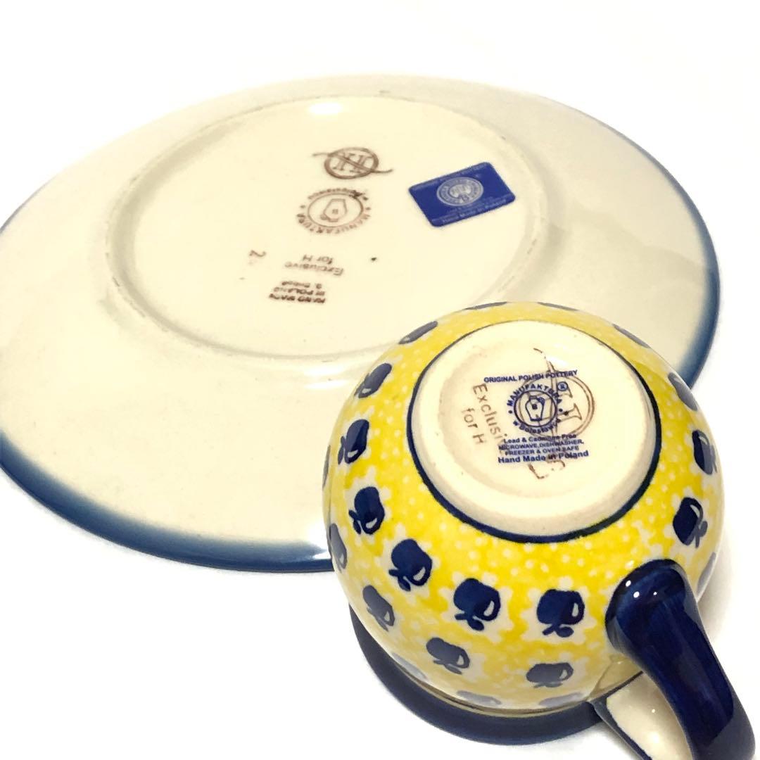 ❷ポーランド食器★マグカップ☆21センチプレート★リンゴ