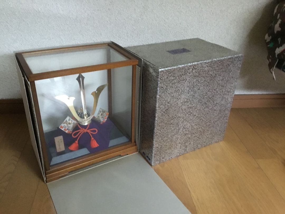 【武比古作】純銀製・兜・五月人形