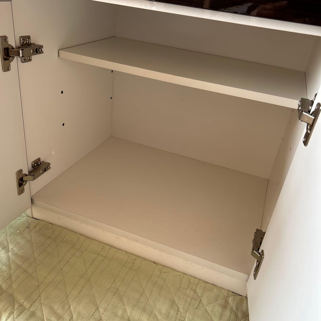 食器棚 キッチンボード　＊ゴミ箱収納付き