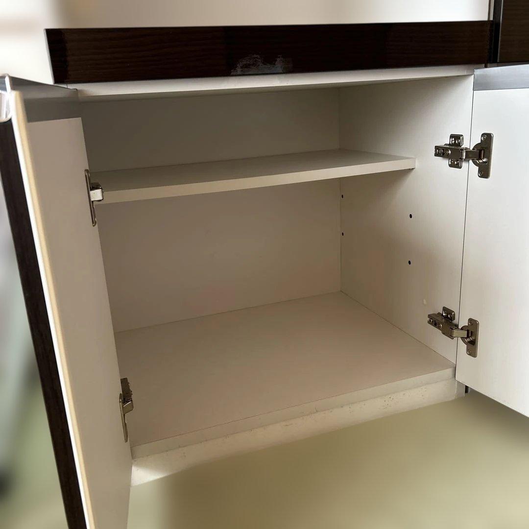 食器棚 キッチンボード　＊ゴミ箱収納付き