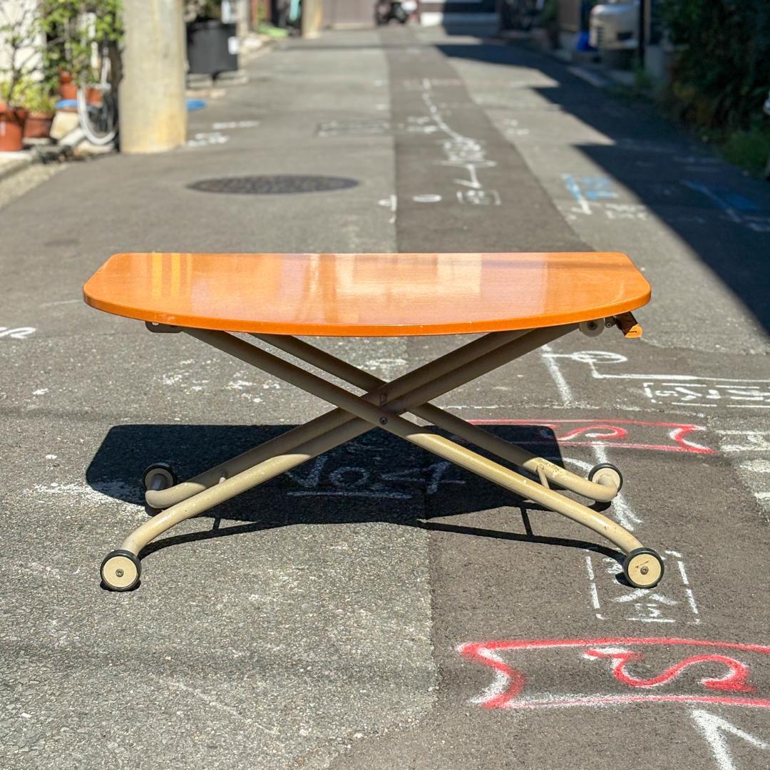 昇降テーブル　ポストモダン　レトロ