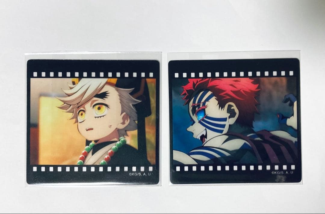 お楽しみくじ クリアカード 童磨（幼少期） 猗窩座 - メルカリ