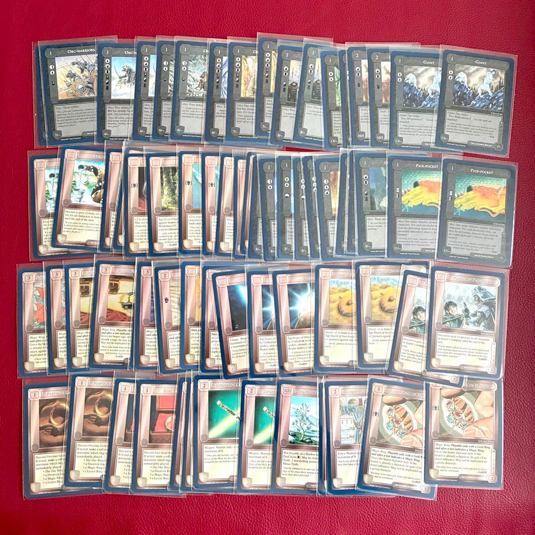 ミドルアース カード ザ・ウィザード ccg 指輪物語 まとめ売り - メルカリ