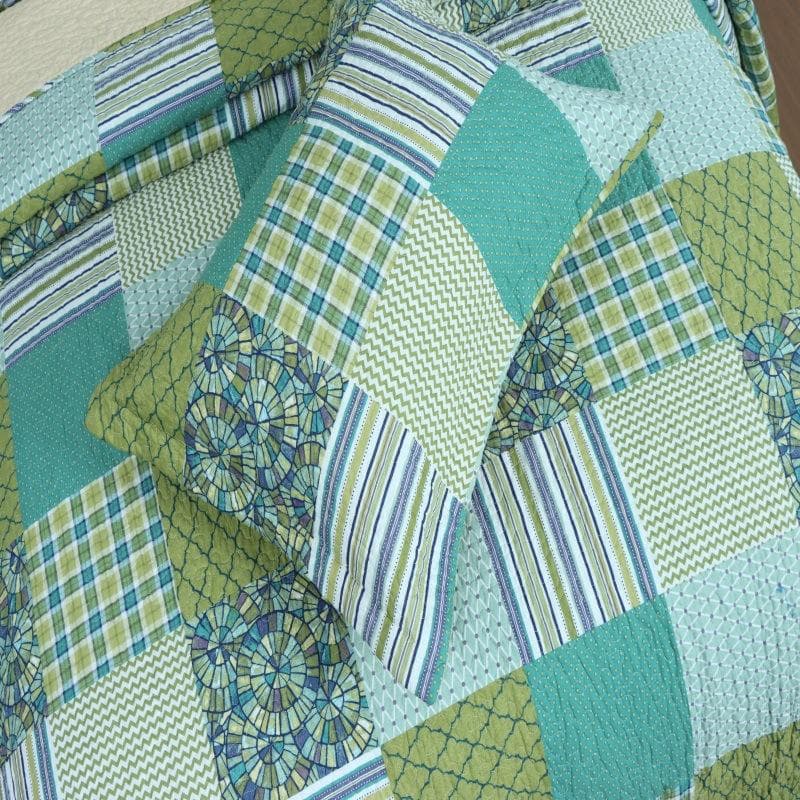 キルトベッドカバー3点セット綿マルチカバー キルティング lsyy02