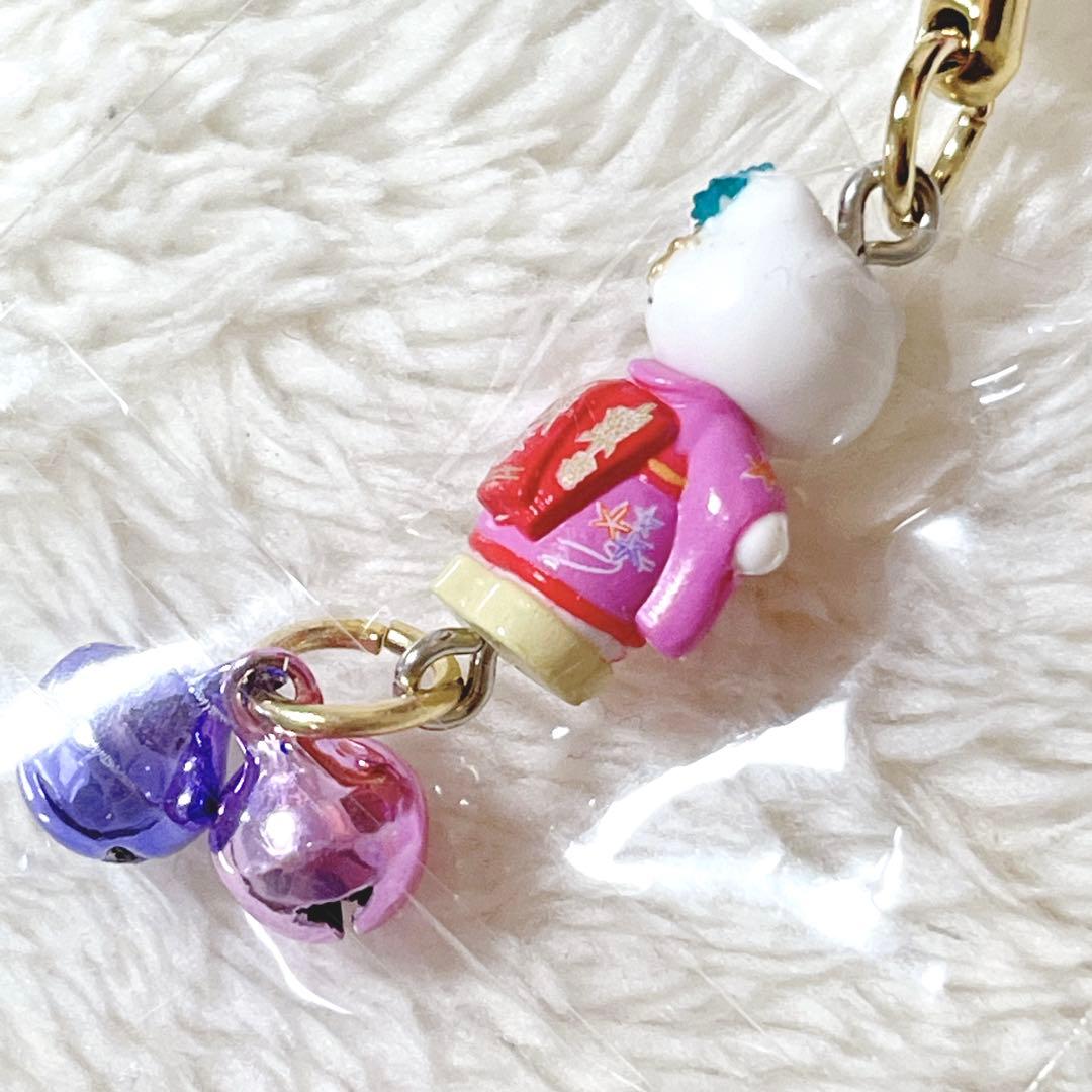 ご当地キティ 2003 京都 着物 キティちゃん 根付 ストラップ - メルカリ