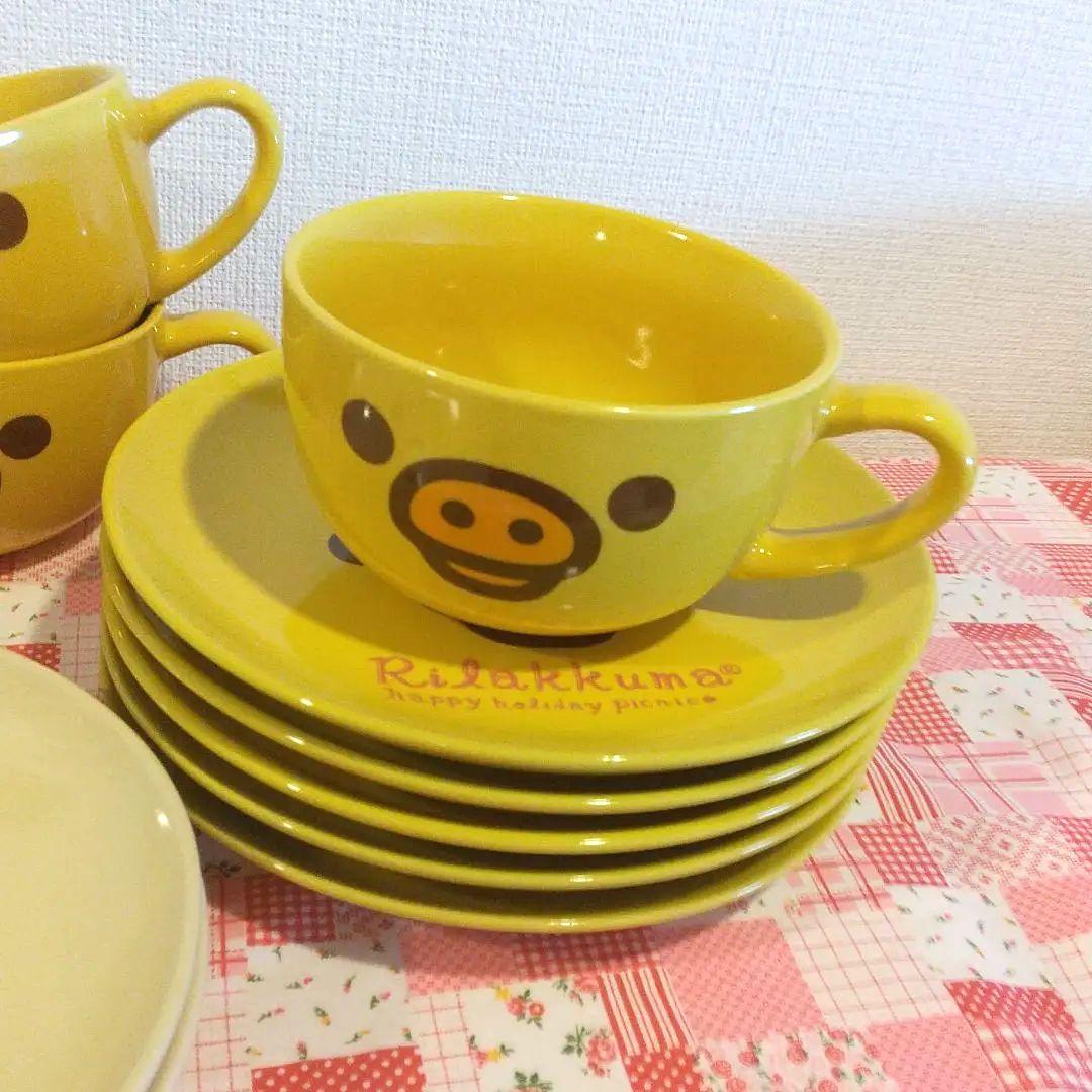 《 限定品 》リラックマ コリラックマ キイロイトリ　食器 お皿 セット♡