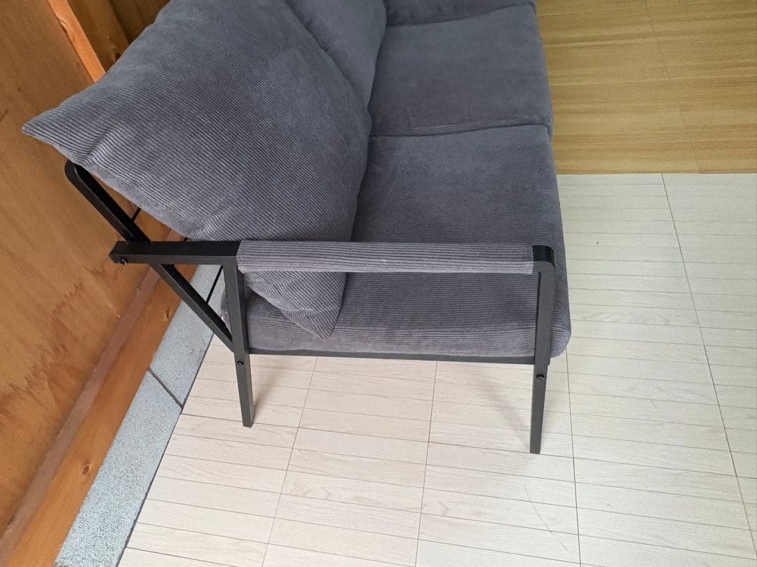 東谷　ソファ3P RTO-463 3人掛けソファ ソファー スチール