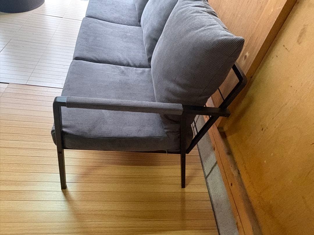 東谷　ソファ3P RTO-463 3人掛けソファ ソファー スチール