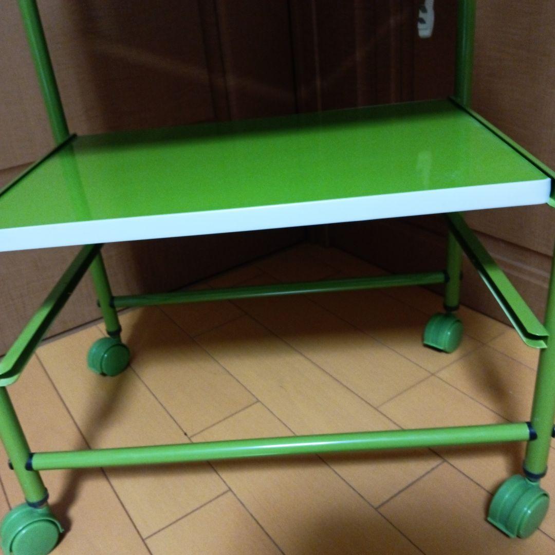昭和レトロ サントミ  Wagon スチールラック 緑レトロポップ