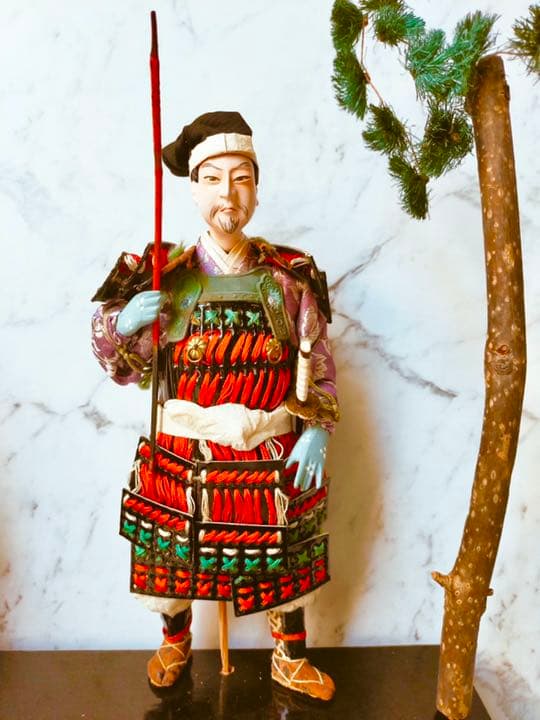 お値下げしました★五月人形大将人形　源頼朝　義経⭐︎希少⭐︎昭和初期骨董