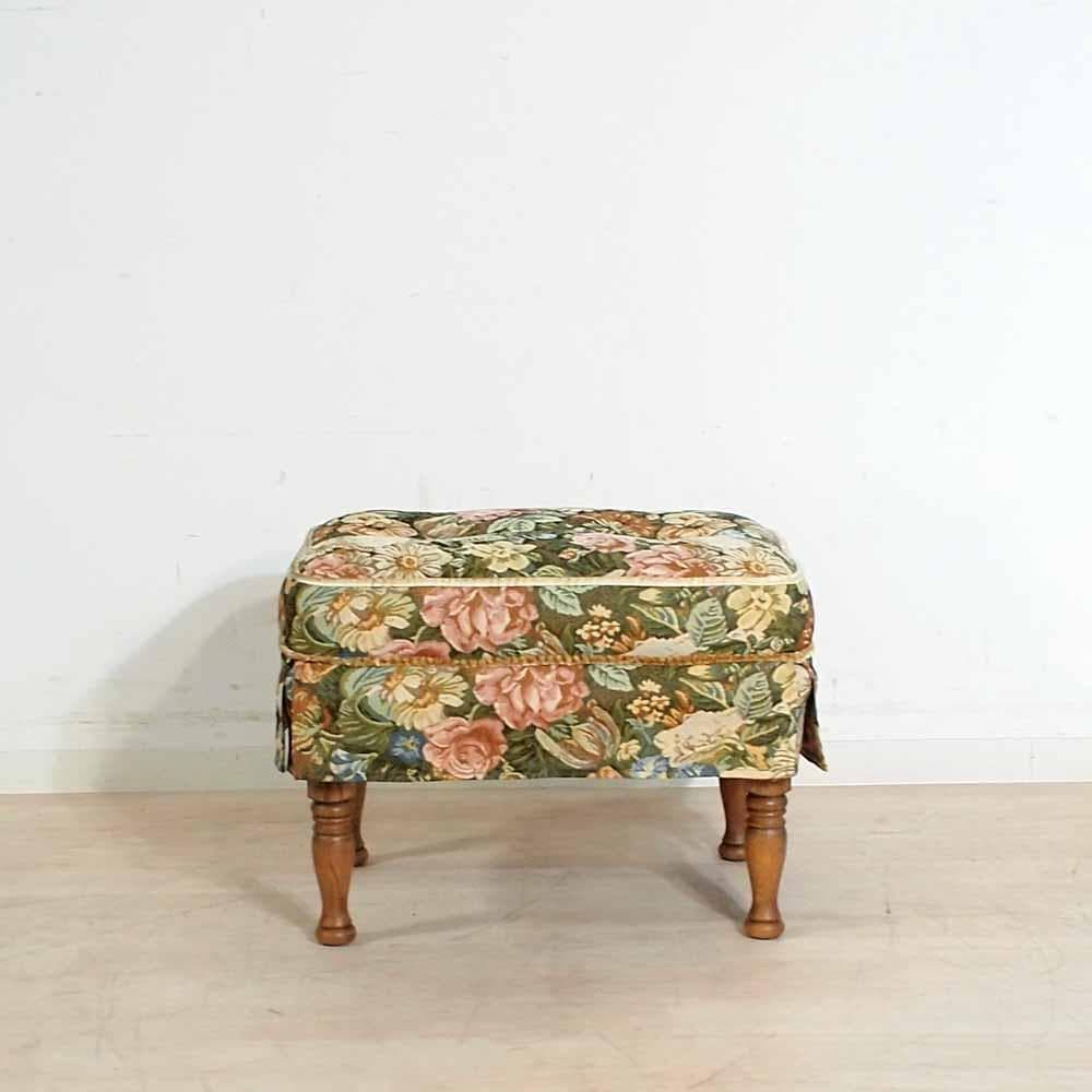 オークショップ 豊田たんす オットマン A スツール ZR24359