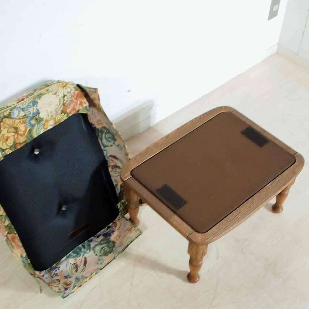 オークショップ 豊田たんす オットマン A スツール ZR24359