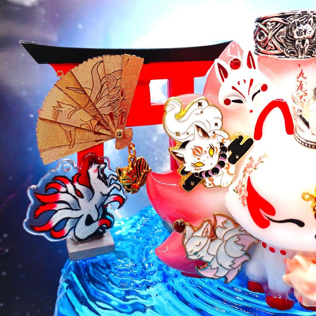 九尾の狐・波紋が広がる水面✨⭐️オルゴナイト⭐️✨幸運を引き寄せやすくなる﻿