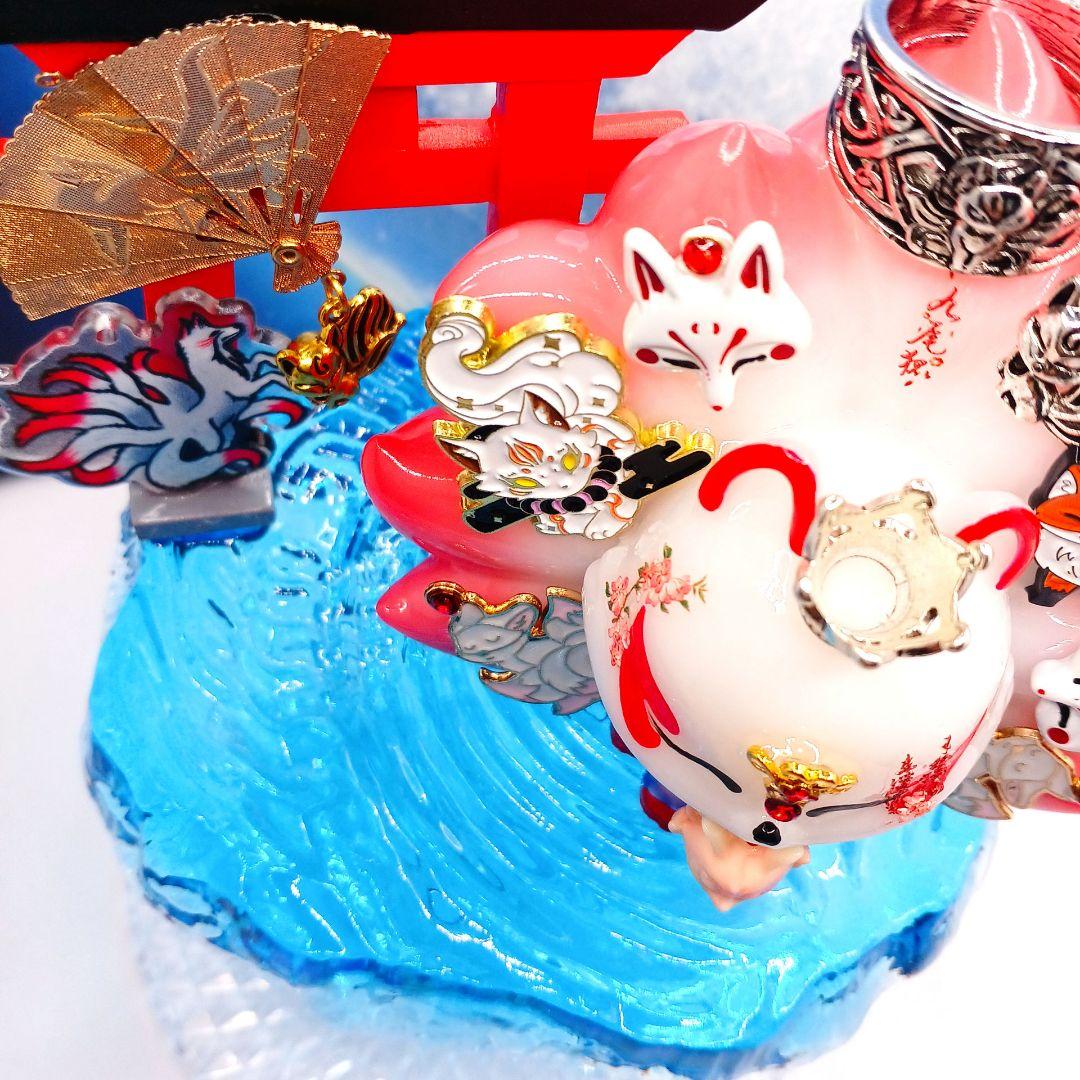 九尾の狐・波紋が広がる水面✨⭐️オルゴナイト⭐️✨幸運を引き寄せやすくなる﻿