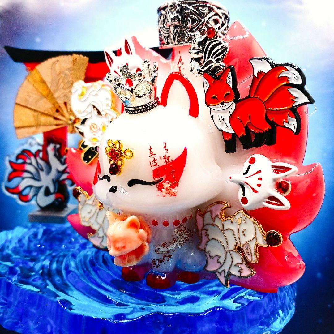 九尾の狐・波紋が広がる水面✨⭐️オルゴナイト⭐️✨幸運を引き寄せやすくなる﻿