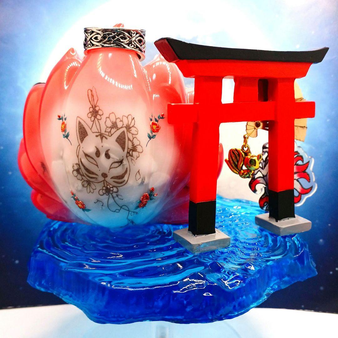 九尾の狐・波紋が広がる水面✨⭐️オルゴナイト⭐️✨幸運を引き寄せやすくなる﻿