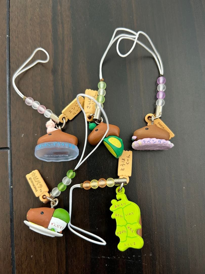 カピバラさん 48個 ねつけストラップ 地域 ご当地 温泉地 空港 新幹線