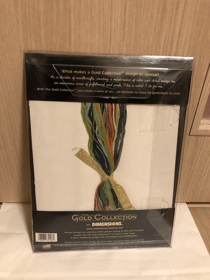 【ドイツ直輸入】38x46cm ￼￼￼￼風景画　クロススティッチキット 針糸布込