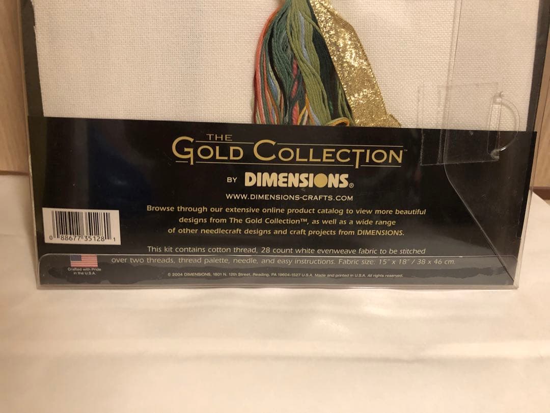 【ドイツ直輸入】38x46cm ￼￼￼￼風景画　クロススティッチキット 針糸布込