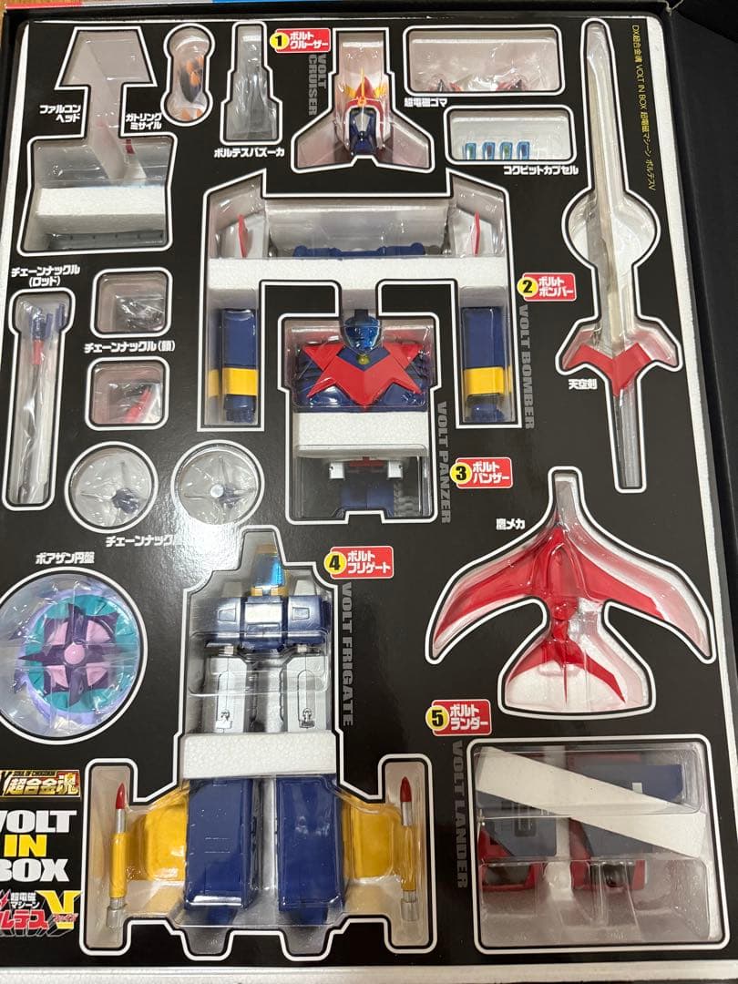 DX超合金魂 超電磁マシーン ボルテスV VOLT IN BOX フィギュア