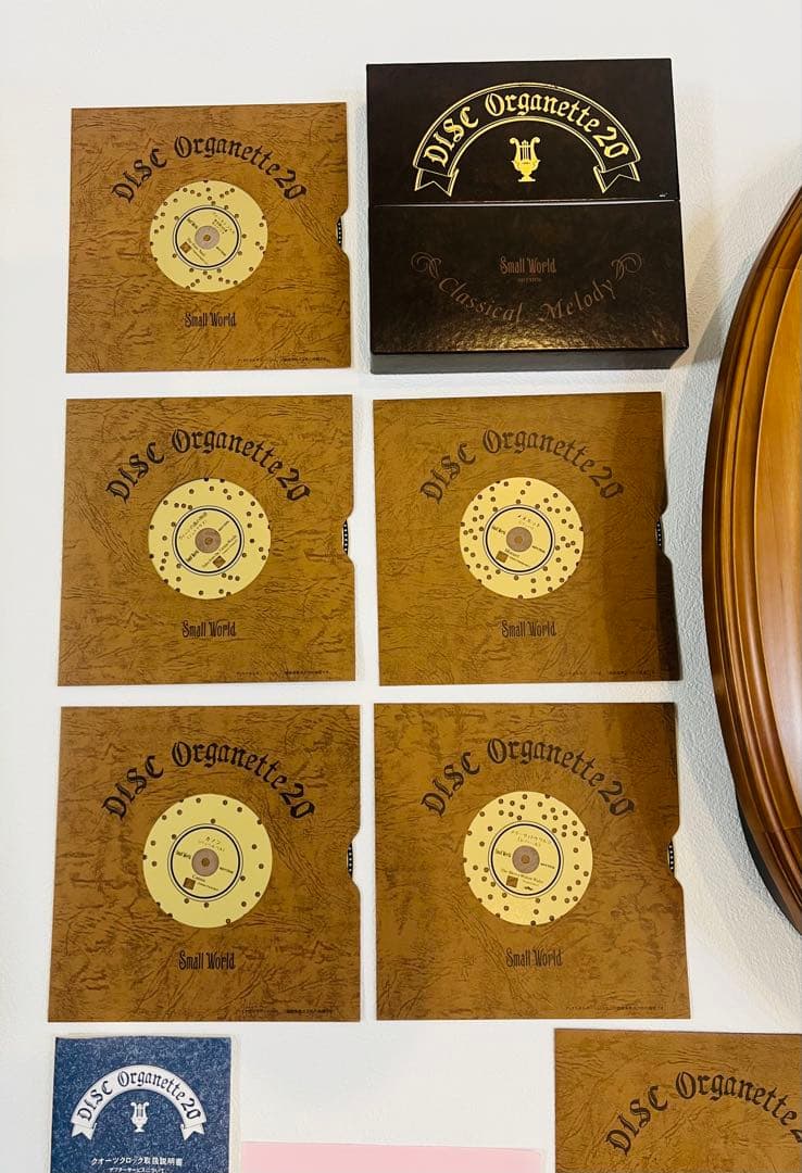 【新品】超レアオルガニートM729 壁掛時計ディスクオルゴール6枚付きお譲ります