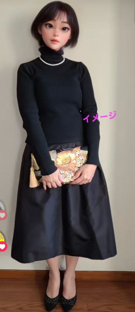 和風模様シルク着物帯の2ways クラッチバック